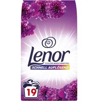 Lenor Waschmittel Pulver, Amethyst Blütentraum Color Waschpulver, 19 Waschladungen, Farbschutz, Hygienische Tiefenreinigung Und Lang Anhaltende Frische