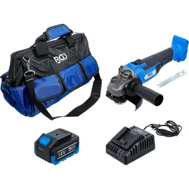 BGS 7396 Akku-Winkelschleifer-Satz bürstenlos 18 V mit Akku und Schnell-Ladegerät