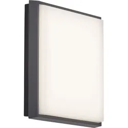 AEG LED Außenwand/Deckenleuchte Letan Square Hausnummer anthrazit 18W 3000K Warm...