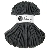 Bobbiny 5 mm Flechtkordel 100 m Anthrazit