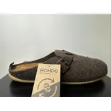 Rohde Herren Filz Pantolette Gr. 44 Mocca Pantoffel 6922