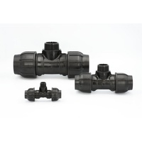 Gebo PE Rohr T-Stück 32mm x 1" Zoll Aussengewinde
