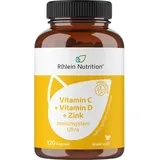 R(h)ein Nutrition Vitamin C+Vitamin D+Zink Immunsystem Ultra Kapseln