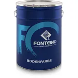 Fonteino Bodenfarbe Bodenbeschichtung Betonfarbe Betonbodenfarbe Kellerboden, geruchsarm - Eisengrau 5L