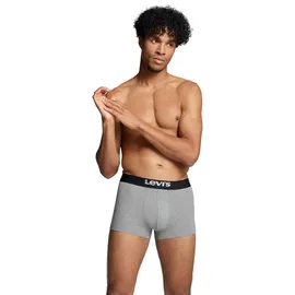 Levi's Herren, Boxershorts, 2er Pack in Grau Melange M