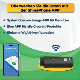 sunpro power Growatt MIC 800 TL-X Wechselrichter 1-Phase Photovoltaik WIFI Wechselrichter 800W für Mini PV Anlage