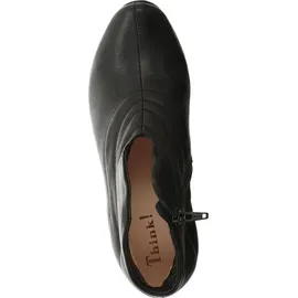 THINK! AIDA leder gefütterte nachhaltige nachhaltige Stiefelette, SCHWARZ, 38.5 EU