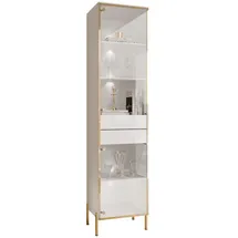 lookway Vitrine Aurora 0 x 0 x 0 cm Weiß/Gold