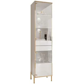 lookway Vitrine Aurora 0 x 0 x 0 cm Weiß/Gold