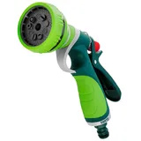 Verto Gartenbrause 9-Funktionen verstellbar grün