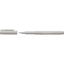 FABER-CASTELL Fineliner BROADPEN 1554, pastellgrau