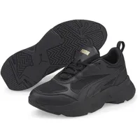 Puma Cassia Sneaker Black Black team gold 38