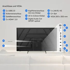 Medion MD843602 43" 4K Ultra HD QLED Smart TV