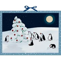 Coppenrath Verlag Pinguin-Weihnacht Wand-Adventskalender
