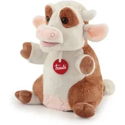 TRUDI 29837 Handpuppe Kuh, 24 cm