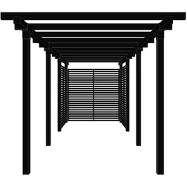 Plus Cubic Doppelpergola 3 Module inkl. Tokyozäunen