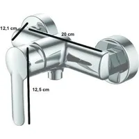 Trendline Duscharmatur Leipzig verchromt