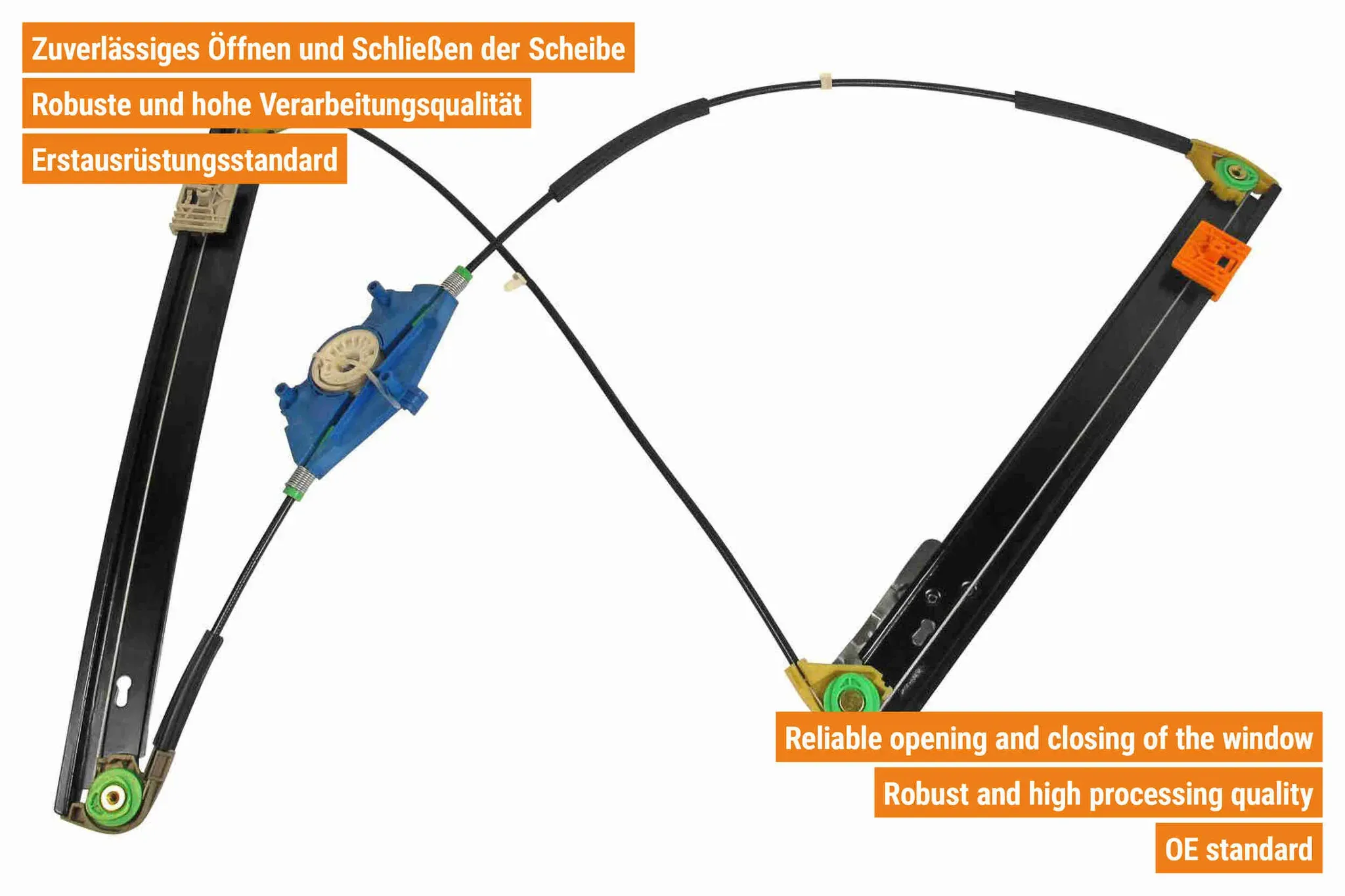 VAICO Fensterheber v106287 vorne links für VAG VW
