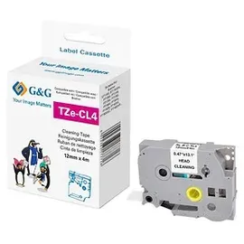 G&G Reinigungskassette ersetzt Brother TZe-CL4, 18 mm