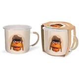 trotsch Unser Sandmännchen Emailletasse 0,3 l Weiß