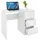 ML-Design Schreibtisch mit 3 Schubladen 90x76x50 cm Weiß Arbeitstisch