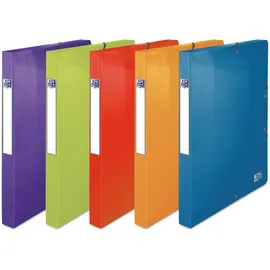 Oxford Sammelbox 25 mm DIN A4 PP Farblich sortiert