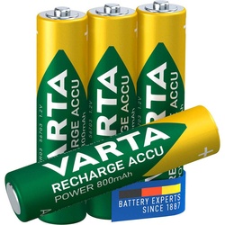 VARTA Recharge Accu Batterie AAA - 4er Pack
