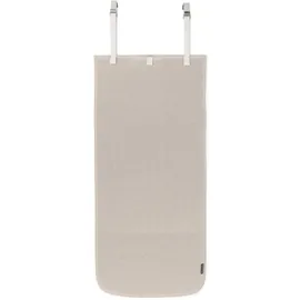 Brabantia - Türdampfdecke - Hitzebeständige Decke zum Dämpfen von Kleidung - Über Türhaken, Rückschutzschicht, Schlaufen für Kleiderbügel - Einfaches Dämpfen mit Handdampfern - 110 cm x 50 cm - Grau