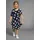 Kidsworld Jerseykleid in marine-bedruckt | Gr.: 116/122