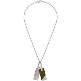 Emporio Armani Halskette mit Anhänger Silber Edelstahl