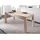 MASSIVMOEBEL24.DE NATURE WHITE 90 x 76 x 90 cm beige