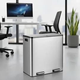 HJH Office Clean 13 60 l Silber