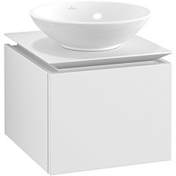 Villeroy & Boch Legato Waschtischunterschrank B56500MS 45x38x50cm, White Matt