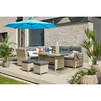 Trendline Dining Lounge Set Caldera Basic inkl. Auflagen