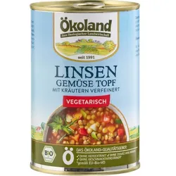 Ökoland Linsen-Gemüse Topf bio
