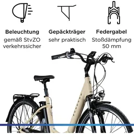 Zündapp Z517 2023 28 Zoll RH 48 cm Damen elfenbein - Beige