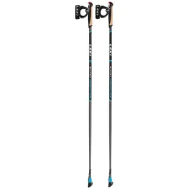 Leki Smart Response 125 cm anthrazit-schwarz-türkis