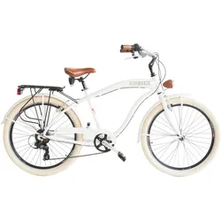 Cruiser Citybike 790 M, weißer Aluminiumrahmen 46