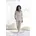 LASCANA Sweatjacke LASCANA Damen Gr 32/34 silber angeraute Sweatware Obermaterial 50 Baumwolle 50 Polyester bequem hüftlang Rippbündchen Sweatjacken Sweatjacke mit Tunnelzug in der Taille