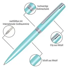 Online Schreibgeräte ONLINE® Kugelschreiber Turquoise türkis, Schreibfarbe: schwarz, 1 St.