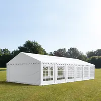 TOOLPORT Party-Zelt Festzelt 5x12 m feuersicher Garten-Pavillon -Zelt PVC