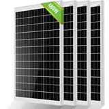 ECO-WORTHY 480W Solarmodul mit Aluminiumrahmen, balkonkraftwerk,hocheffizientes monokristallines Solarpanel,Solarenergieeingang von 12V,für