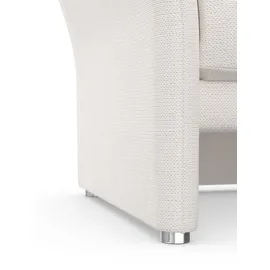 DOMO collection Sessel Pina Mikrofaser 99 x 95 x 88 cm Beige