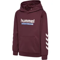 Hummel Logo Kapuzenpullover - Vineyard Wine 122/128