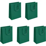 Sigel Papier-Geschenktüten 5 St. 23 x 17 cm Opalgrün matt