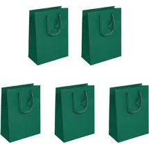 Sigel Papier-Geschenktüten 5 St. 23 x 17 cm Opalgrün matt