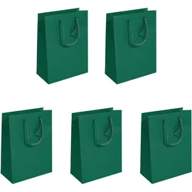 Sigel Papier-Geschenktüten 5 St. 23 x 17 cm Opalgrün matt
