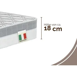 DI QUATTRO Komfortschaum 18 cm Duo Wendematratze 140 x 200 cm H2/H3
