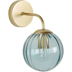 Wandlampe BOOMI Metall Blau