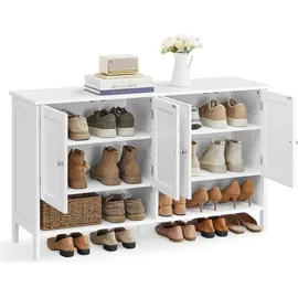 VASAGLE Schuhschrank 35 x 80 x 70 cm grau / grau